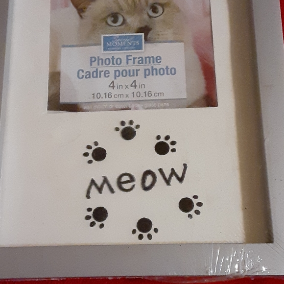 🐈🐾NWT Meow Cat Picture Frame 4x4 - Picture 4 of 4